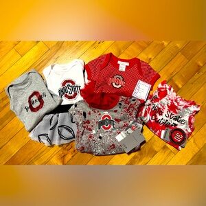 Baby Girl lot of Ohio State one pieces
